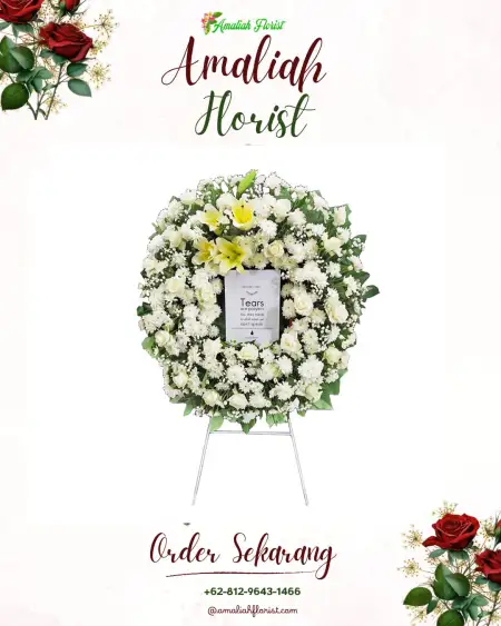 Krans Bunga Duka Krematorium UPTD TPU Madurejo Sleman